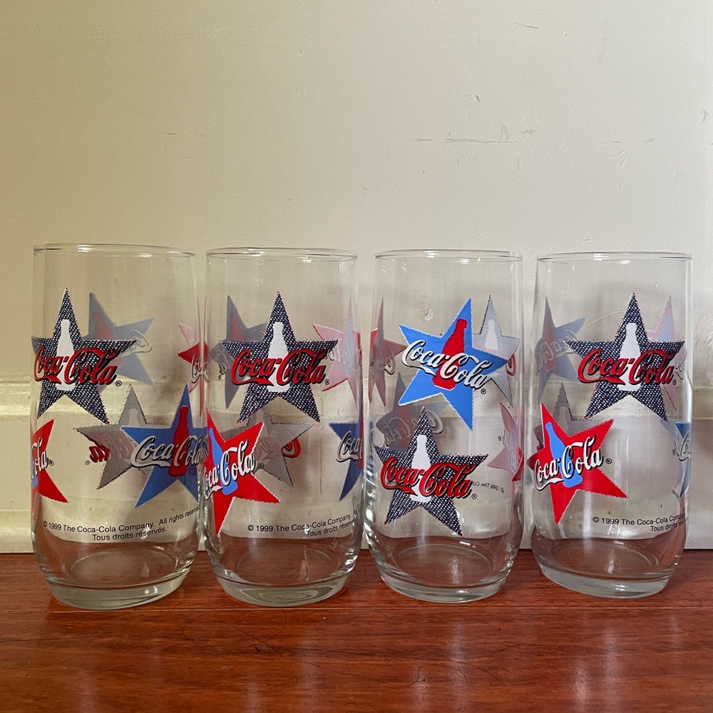 Vintage Coca-Cola Collectible Glasses